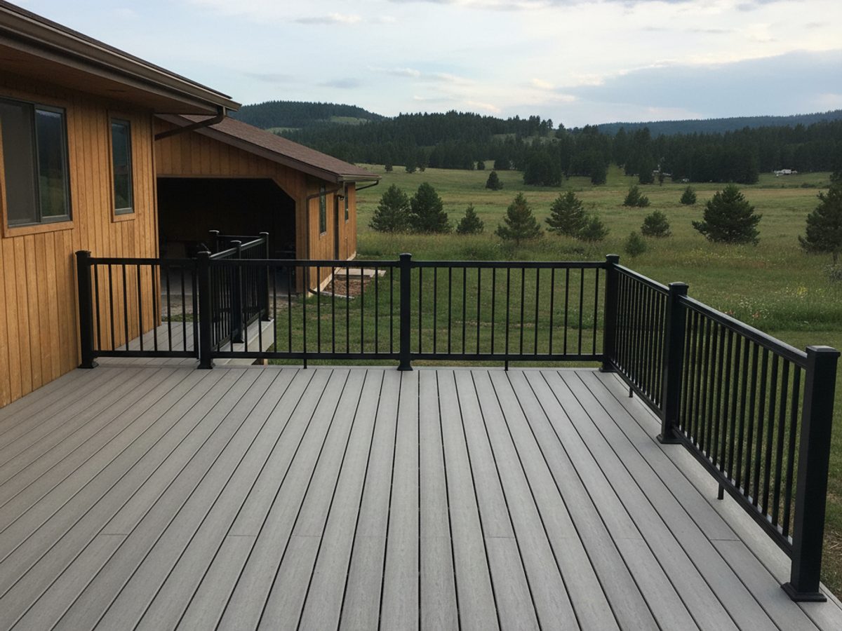 Deck Repair completed by Mighty Deck Solutions in Butte, MT